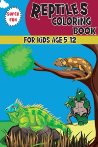Reptiles Coloring Book