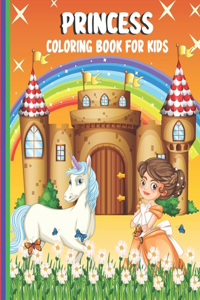 Princess Coloring Book For Kids