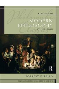 Philosophic Classics, Volume III