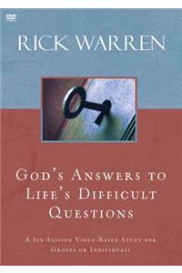 God's Answers to Life's Difficult Questions Video Study