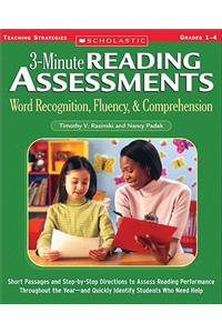 3-Minute Reading Assessments: Grades 1-4