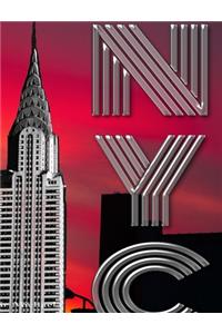 Iconic Chrysler Building New York City Sir Michael Artist Drawing Writing journal
