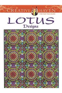 Creative Haven Lotus Designs Coloring Book
