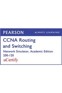 CCNA R&s 200-120 Network Simulator Academic Edition Pearson Ucertify Labs Student Access Card