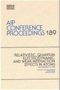 Relativistic ... Interaction Effects in Atoms