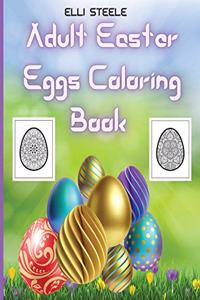 Adult Easter Eggs Coloring Book