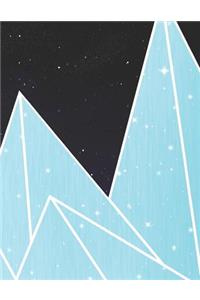 Crystals Mountains Notebook