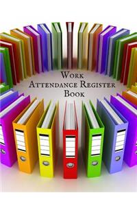 Work Attendance register Book