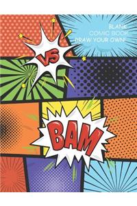 Sketchbook Blank Comic Book Draw Your Own