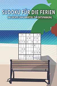 Sudoku für die Ferien - 200 Leichte Zahlenrätsel zur Entspannung