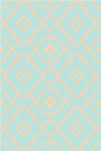 Morrocan Design College Ruled Notebook