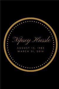 Nipsey Hussle: August 15, 1985 to March 31, 2019