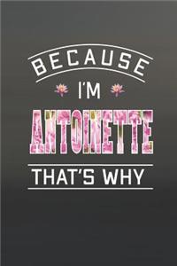 Because I'm Antoinette That's Why