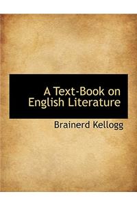 A Text-Book on English Literature