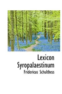 Lexicon Syropalaestinum