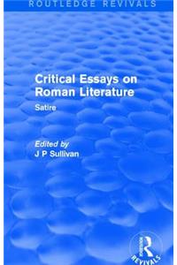 Critical Essays on Roman Literature