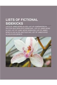 Lists of Fictional Sidekicks