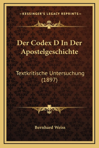 Der Codex D In Der Apostelgeschichte