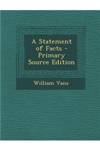 Statement of Facts