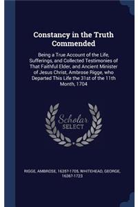 Constancy in the Truth Commended