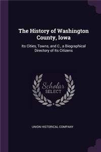 History of Washington County, Iowa