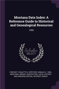 Montana Data Index