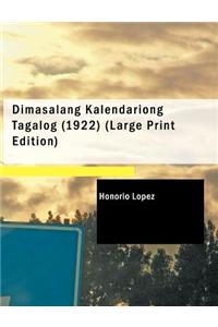 Dimasalang Kalendariong Tagalog (1922)