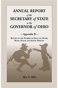 Annual Report of the Secretary of State to the Governor of Ohio, Appendix B