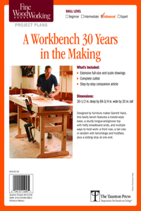 Fine Woodworking's a Workbench 30 Years in the Making Plan