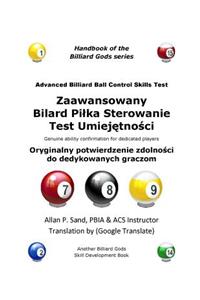 Advanced Billiard Ball Control Skills Test (Polish)