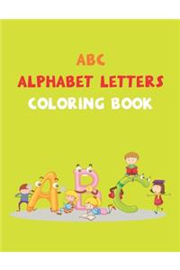 Abc Alphabet Letters Coloring Book