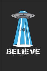 Alien Ufo Notizbuch