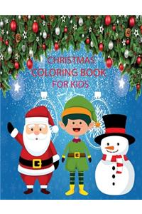 Christmas coloring book for kids