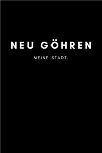 Neu Göhren: Notizbuch, Notizblock, Notebook - 120 freie Seiten mit Rahmen, DIN A5 (6x9 Zoll) - Notizen, Termine, Ideen, Skizzen, Planer, Tagebuch, Organisation 