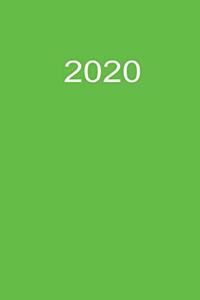 2020: Terminbuch 2020 A5 Grün