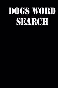 Dogs word search
