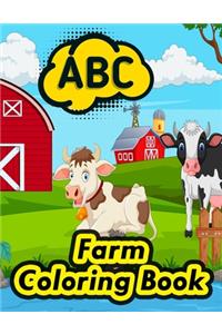 Farm ABC Coloring Book