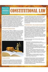 Constitutional Law (Speedy Study Guides)