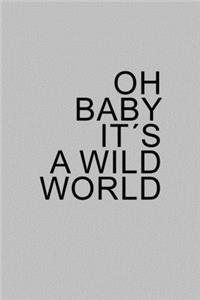 Oh baby it´s a wild world