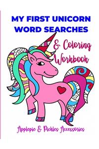 My First Unicorn Word Searches & Coloring Workbook