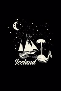 Iceland: 6x9 Whale watching - dotgrid - dot grid paper - notebook - notes