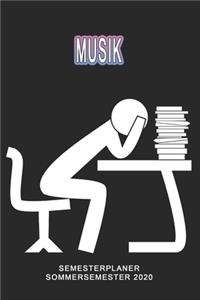 Musik Semesterplaner - Sommersemester 2020