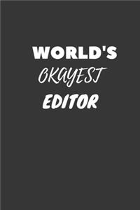 World's Okayest Editor Notebook