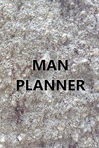 2020 Daily Planner For Men Man Planner Engraved Carved Stone Style Image 388 Pages