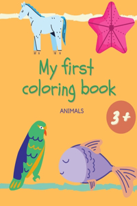 My First Coloring Book Animals