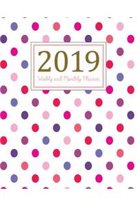 2019 Weekly and Monthly Planner