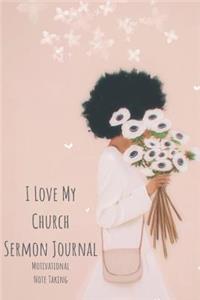 I Love My Church Sermon Journal