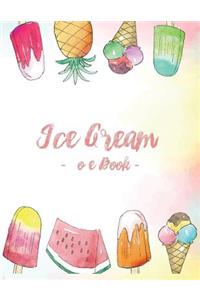 Ice cream notebook