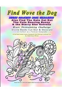 Find Wove the Dog Divine Coloring Book Challenge