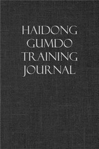 Haidong Gumdo Training Journal